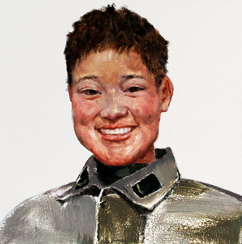 12罗敏-布面油彩-女兵肖像-50x50cm-2010.jpg